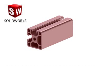 4040-2N90鋁型材3d模型下載 4040-2N90鋁型材3d模型下載